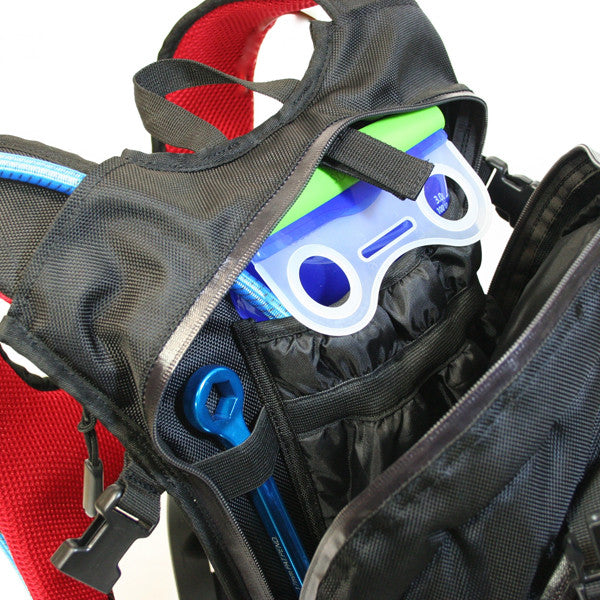 Zacspeed Dakar 3L Hydration Backpack - Black/Red