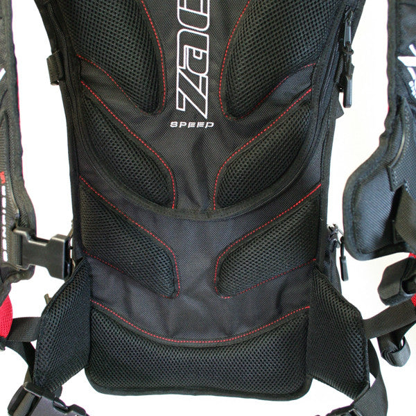 Zacspeed Dakar 3L Hydration Backpack - Black/Red