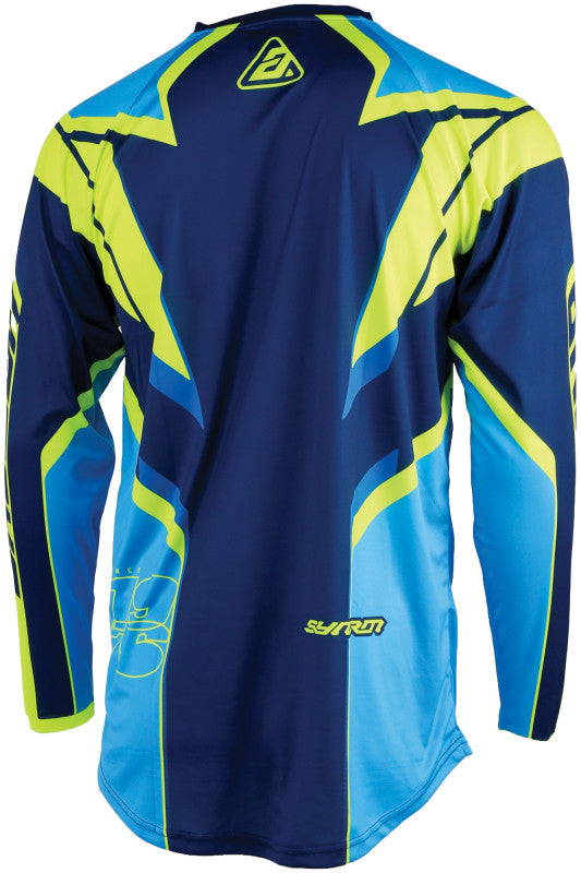 Answer Racing 2025 Syncron Envenom Jersey Pant Combo Blue/Hyper Acid