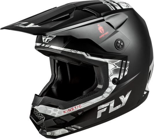 FLY Racing 2026 Kinetic Verdict Helmet Black/Grey