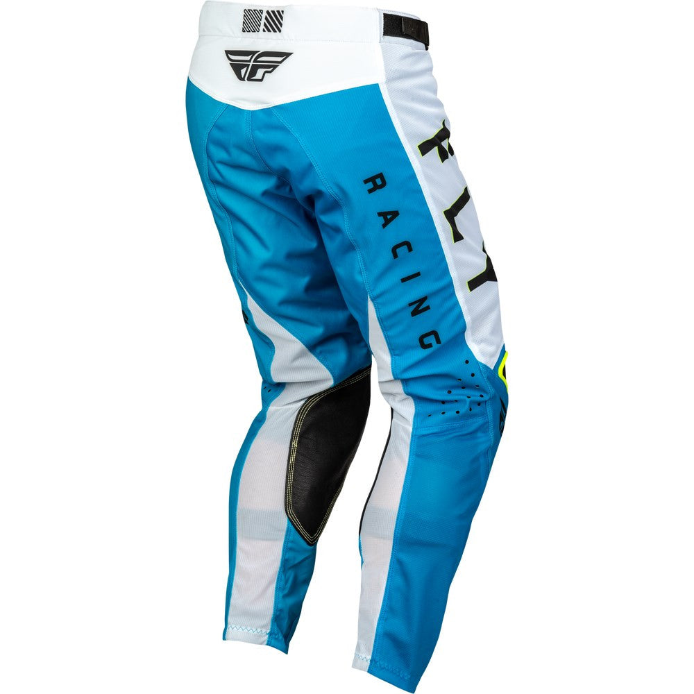 FLY Racing 2024 Kinetic Mesh Kore Jersey Pant Combo - Blue/White/Hi-Vis