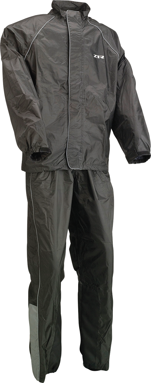 Z1R 2-Piece Rainsuit Black