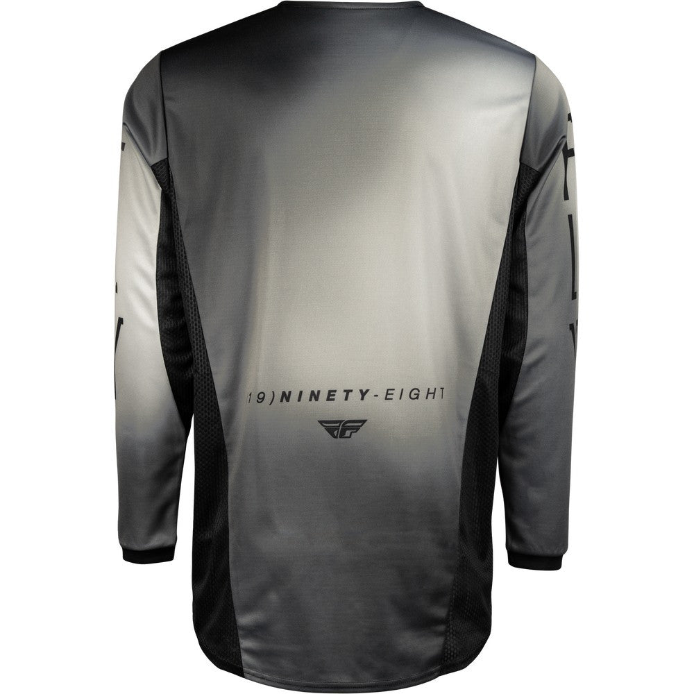 FLY Racing 2024 Youth Kinetic Prodigy Jersey Pant Combo Black/Light Grey