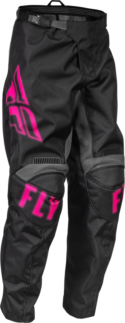 FLY Racing 2023 Youth F-16 Pants Black/Pink