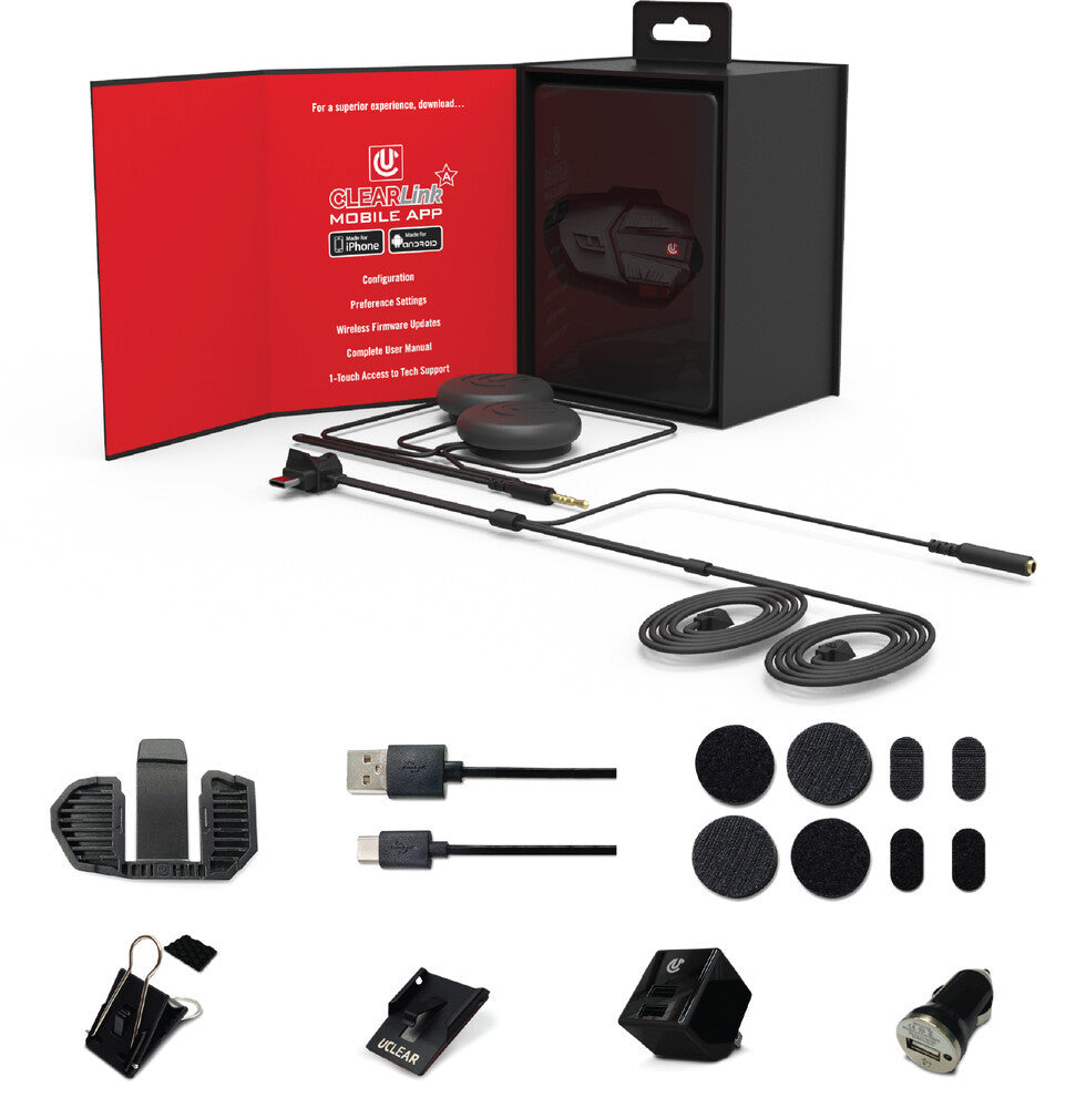 Uclear - 180512 - Motion HDX-V Helmet Audio Single Kit