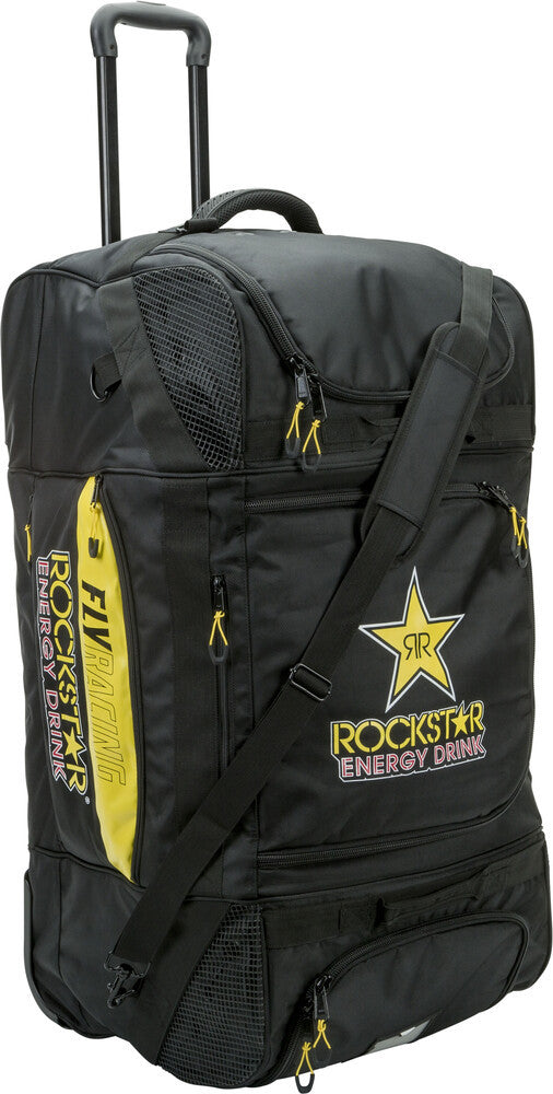 FLY Racing Rockstar Roller Grande Gear Bag - Black/Yellow/Red
