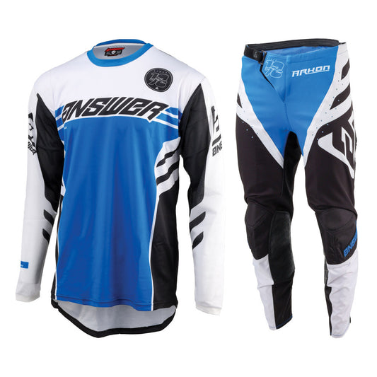 Answer Racing 2025 Arkon Nitrus Jersey Pant Combo Blue/Black/White