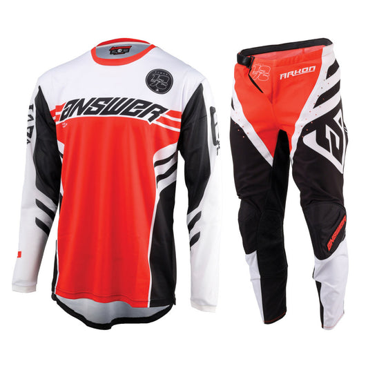 Answer Racing 2025 Arkon Nitrus Jersey Pant Combo Red/Black/White
