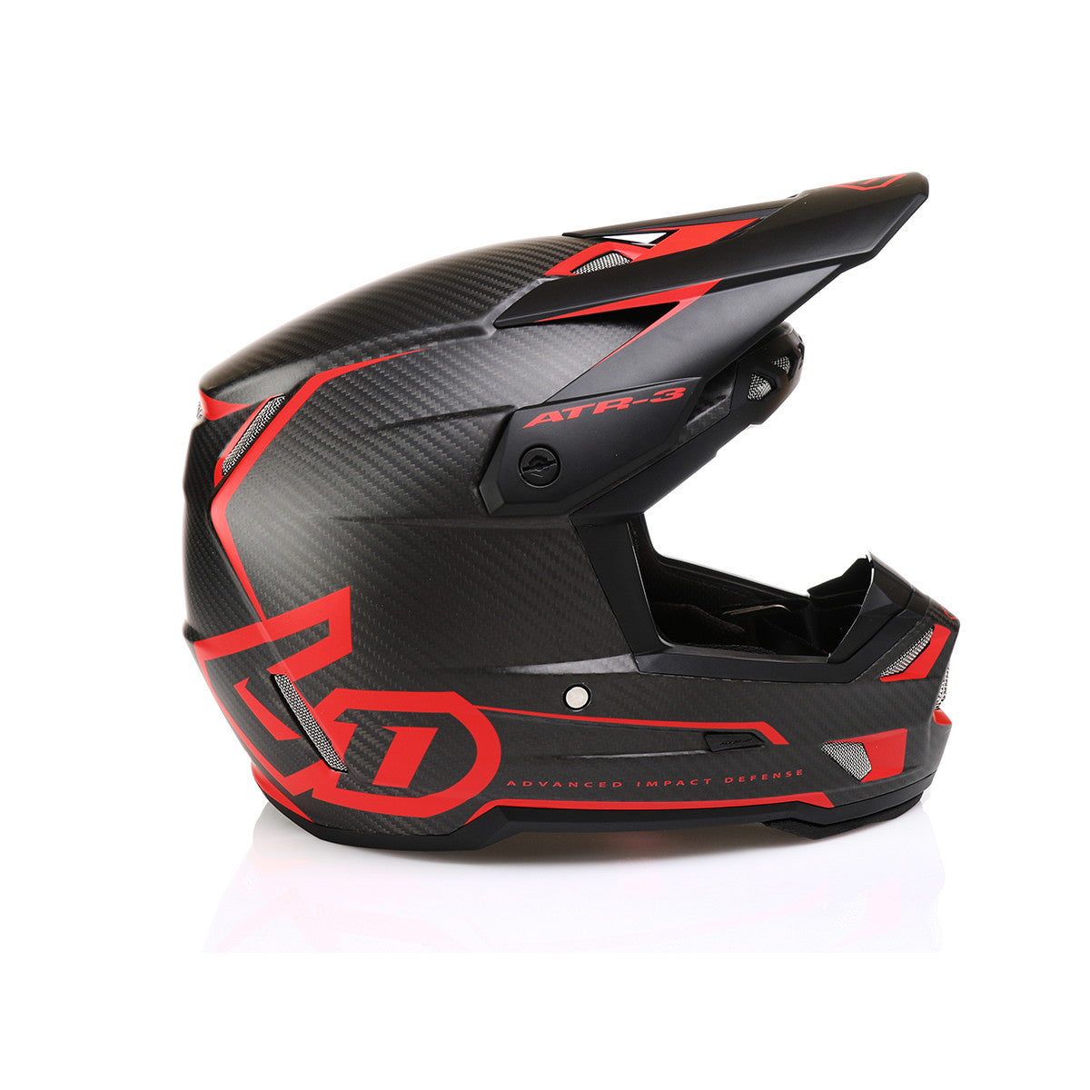 6D ATR-3 Nova Offroad Helmet Matte Red