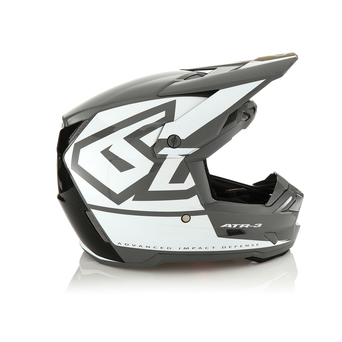 6D ATR-3 Hex Offroad Helmet Gloss White