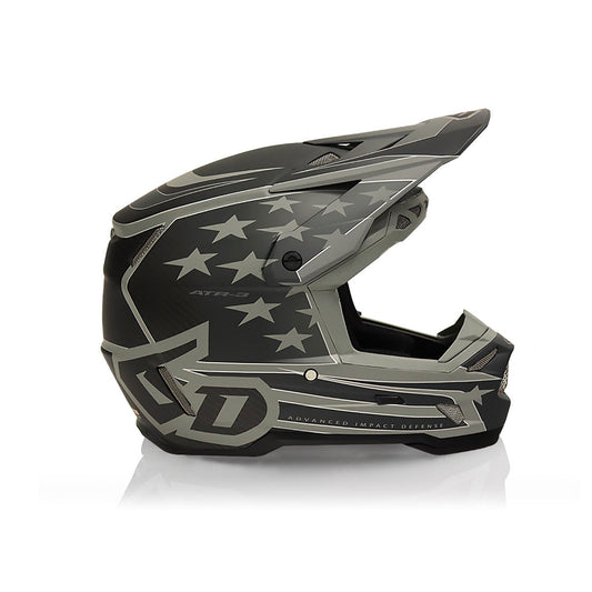 6D ATR-3 Patriot Offroad Helmet Matte Black