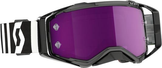 SCOTT - 272821-7432281 - PROSPECT RACING GOGGLE BLK/ WHT PURPLE CHROME WORKS