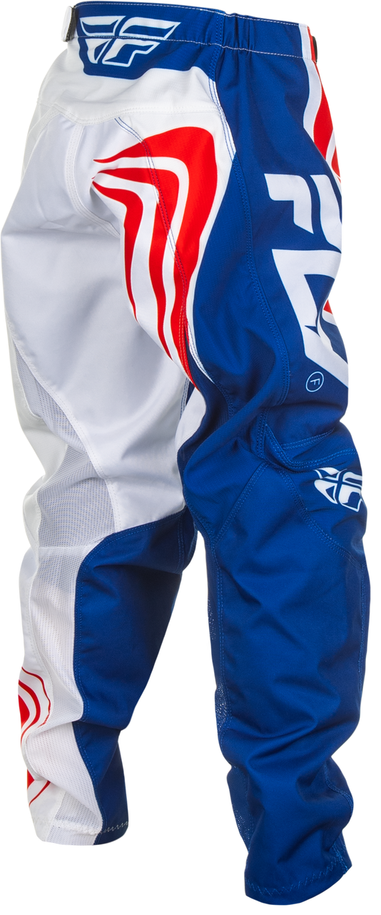 FLY Racing 2025 Youth F-16 Pant Red/White/Blue