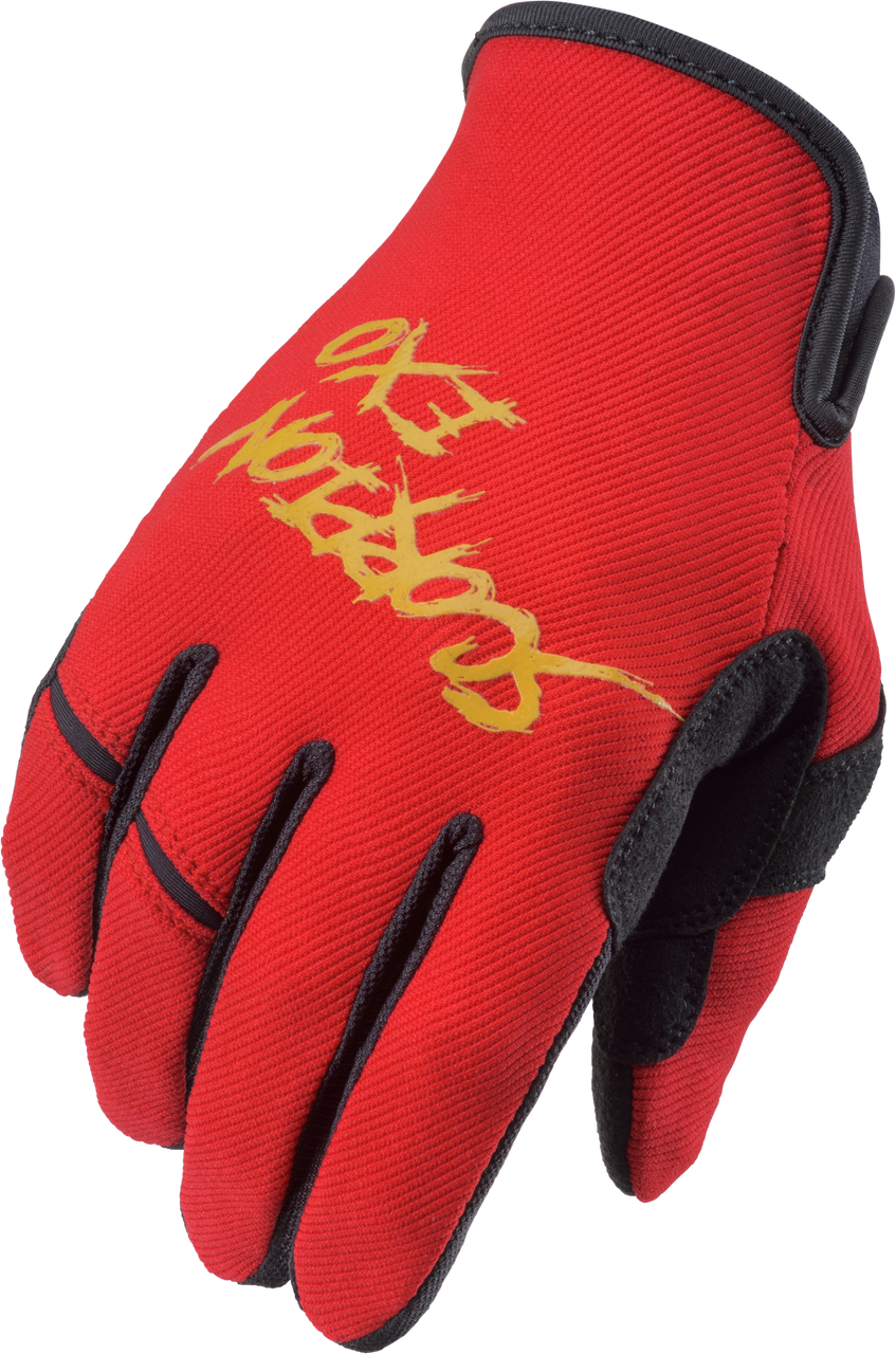 Scorpion Air-Stretch Gloves Grind Red/Gold