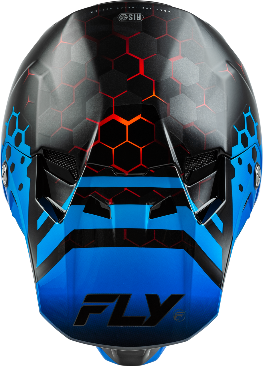 FLY Racing 2025 Formula CC Tektonic Helmet Black/Blue/Red