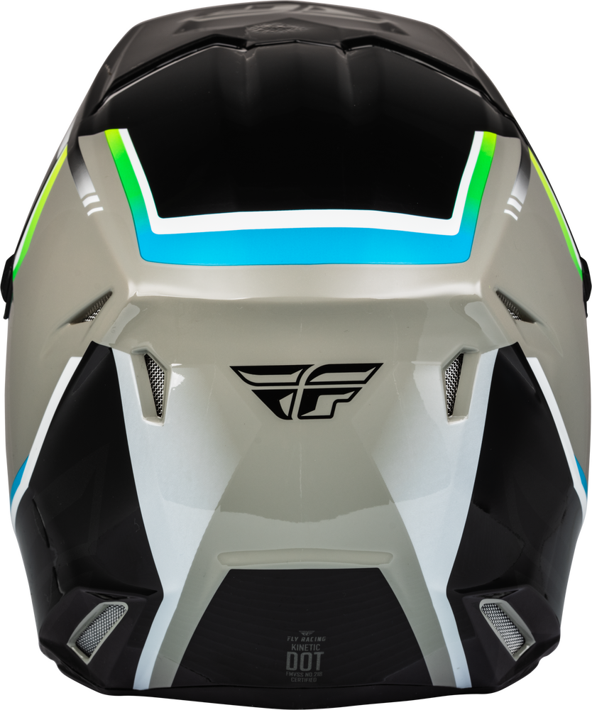 FLY Racing 2023 Youth Kinetic Vision Offroad Helmet Grey/Black