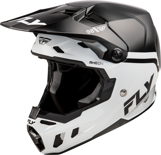 FLY Racing 2025 Youth Formula CC Objective Helmet Black/White Youth Large