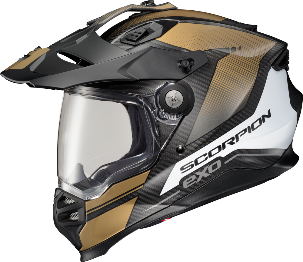 Scorpion XT9000 Carbon Full-Face Helmet - Trailhead Matte Gold