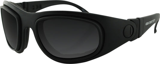 BOBSTER - BSSA201AC - SPORT & STREET II SUNGLASSES BLACK W/3 LENSES