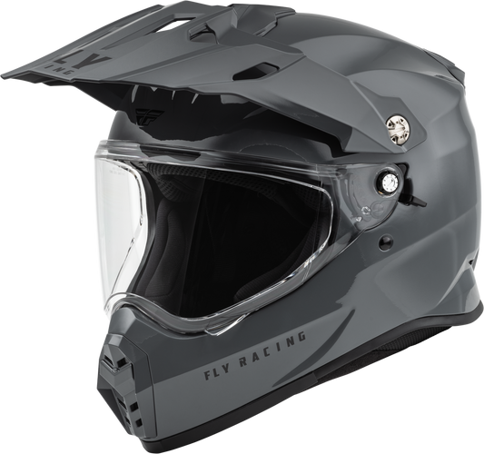 FLY Racing 2025 Trekker Solid Helmet Grey