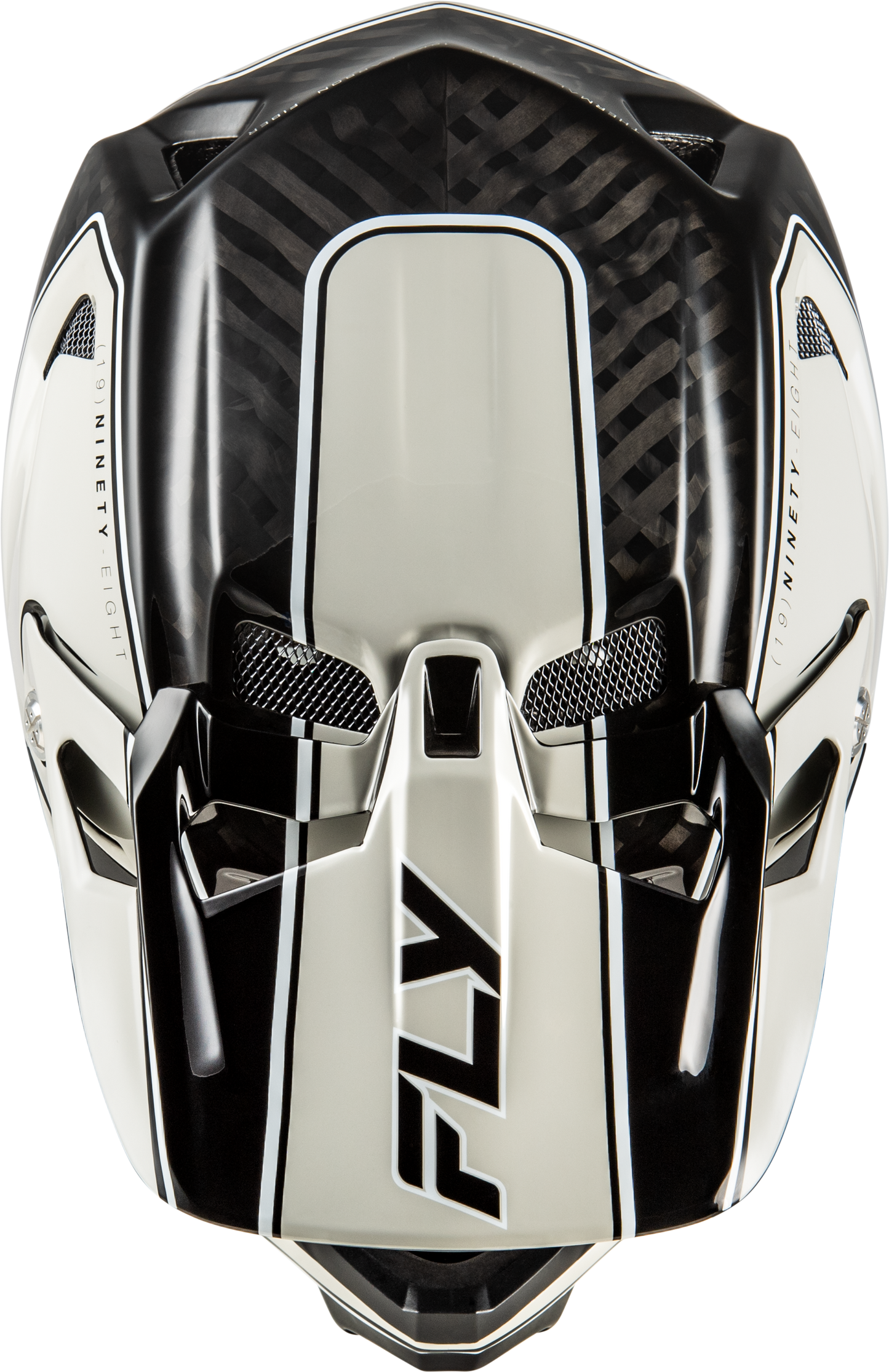FLY Racing 2026 Werx-R Flow Carbon Helmet Black Carbon/Grey