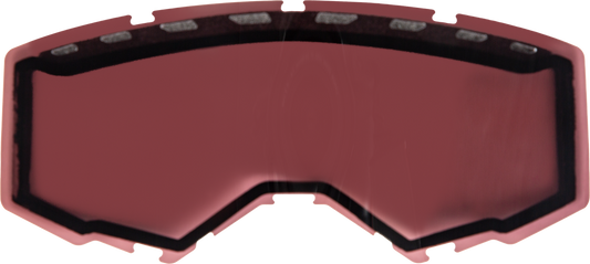 FLY RACING - 37-5500 - DUAL LENS WITH VENTS ADULT W/SILVER MIR/POLAR ROSE LENS