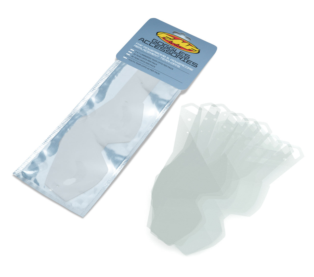 FMF Powercore/Bomb Standard Tear Offs 20-Pack