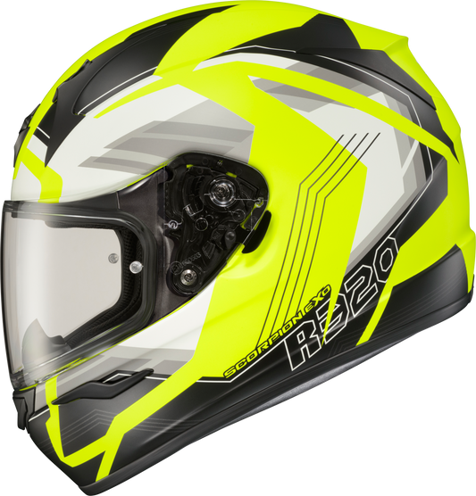 Scorpion EXO-R320 Full-Face Helmet - Hudson Hi-Vis