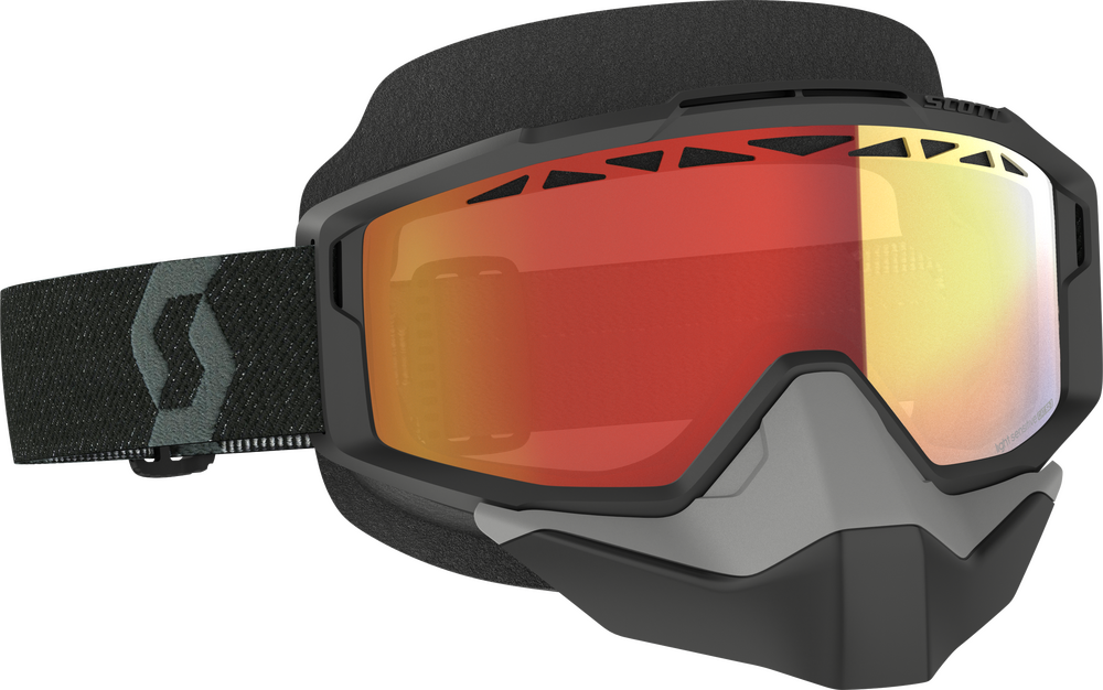 SCOTT - 285542-0001341 - SPLIT OTG SNOW CROSS LS GOGGLE BLACK W/LS RED CHROME