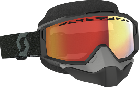 SCOTT - 285542-0001341 - SPLIT OTG SNOW CROSS LS GOGGLE BLACK W/LS RED CHROME