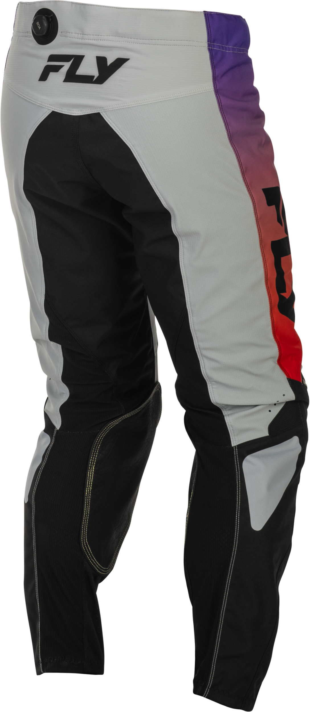 FLY Racing 2026 Kinetic Grey/Red/Purple/Black Jersey Pant Combo