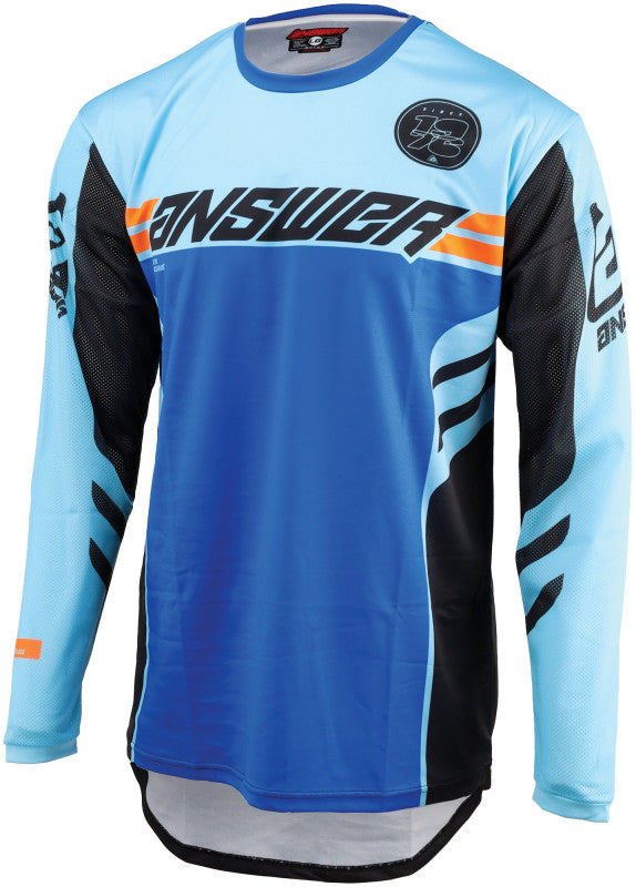 Answer Racing 2025 Arkon Nitrus Jersey Pant Combo Blue/Black/Hyper Orange