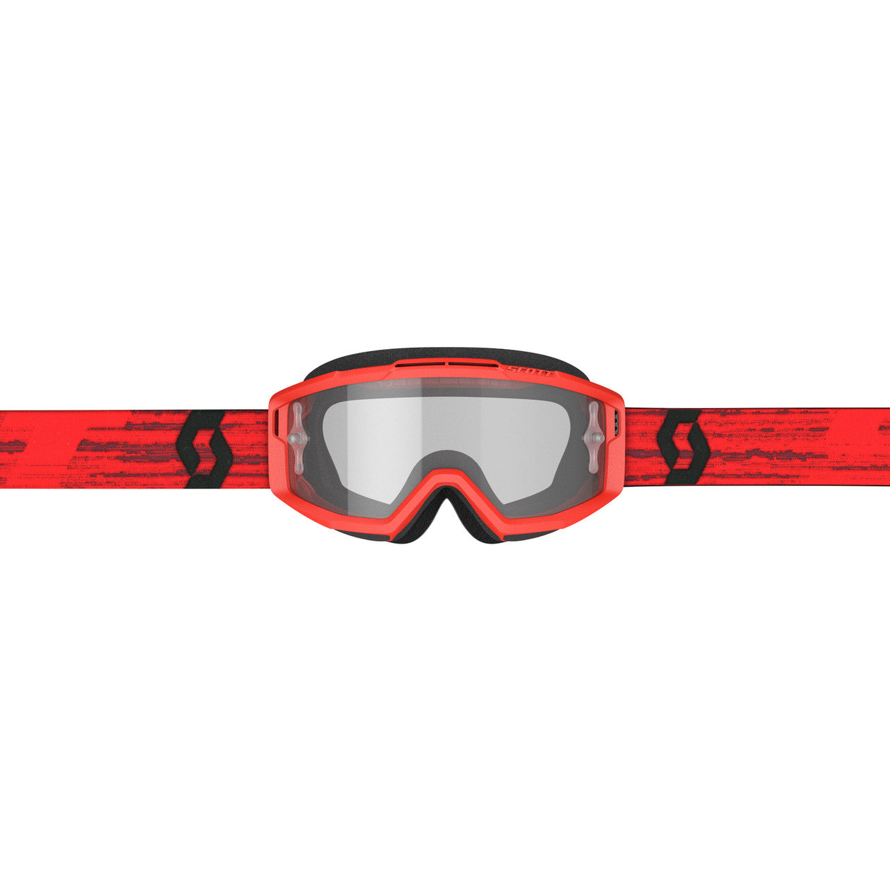 SCOTT - 285537-0084113 - SPLIT OTG GOGGLE DARK RED W/CLEAR WORKS LENS