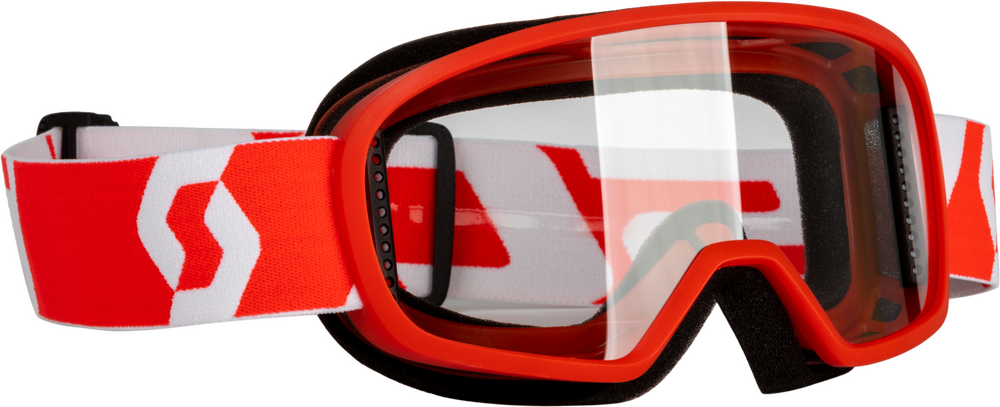 SCOTT - 272838-1005043 - YOUTH BUZZ MX GOGGLE RED/WHITE W/CLEAR