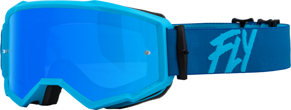 FLY RACING - 37-51502 - ZONE GOGGLE BLUE W/ SKY BLUE MIRROR/SMOKE LENS