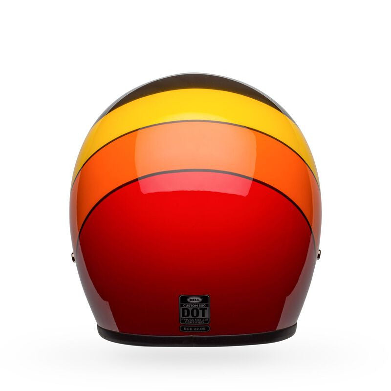 Bell Custom 500 Helmet Black/Yellow/Orange/Red Rif