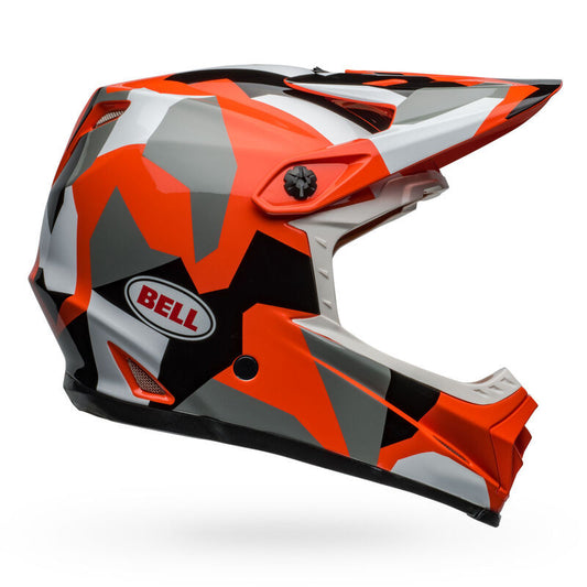 Bell Youth Moto-9 MIPS Offroad Helmet Rover Orange Camo