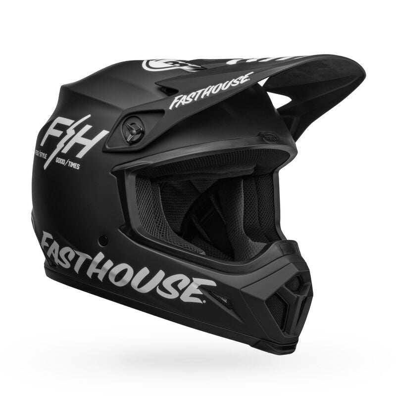 Bell MX-9 MIPS Offroad Helmet Matte Black/White Fasthouse Prospect