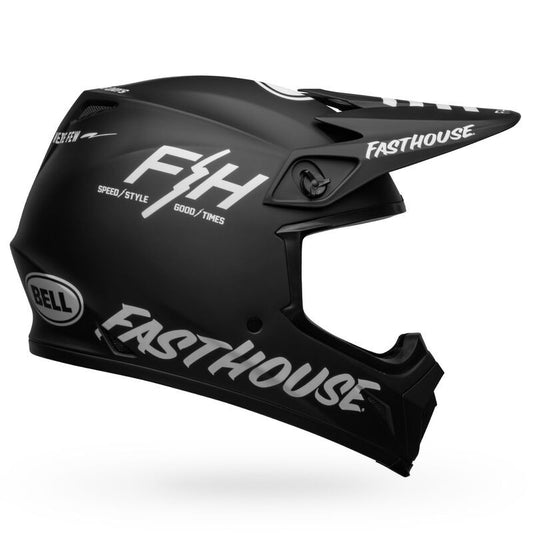 Bell MX-9 MIPS Offroad Helmet Matte Black/White Fasthouse Prospect