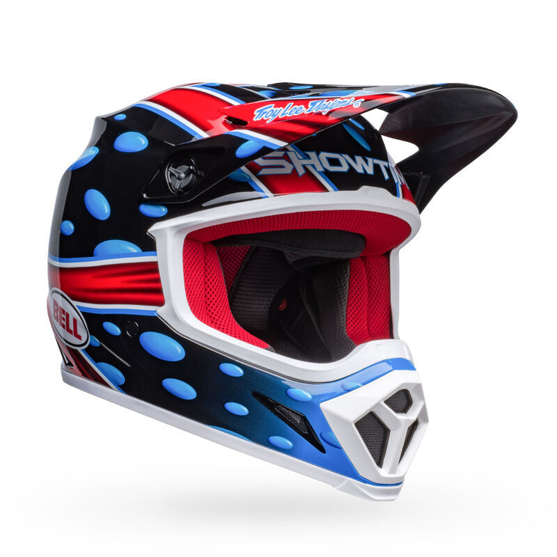 Bell MX-9 MIPS Offroad Helmet Black/Red MC Showtime 23