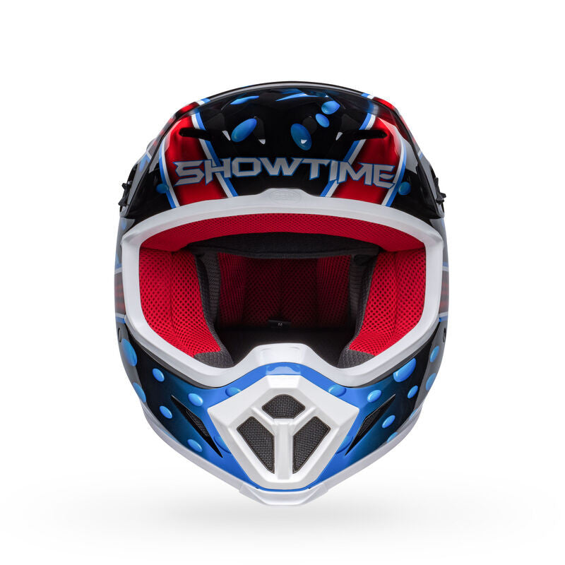 Bell MX-9 MIPS Offroad Helmet Black/Red MC Showtime 23