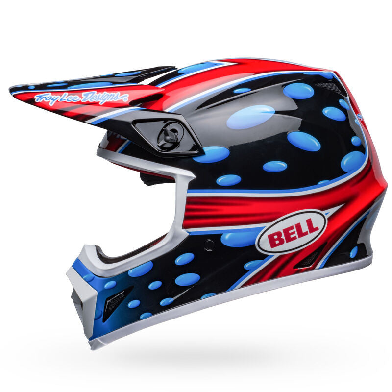 Bell MX-9 MIPS Offroad Helmet Black/Red MC Showtime 23