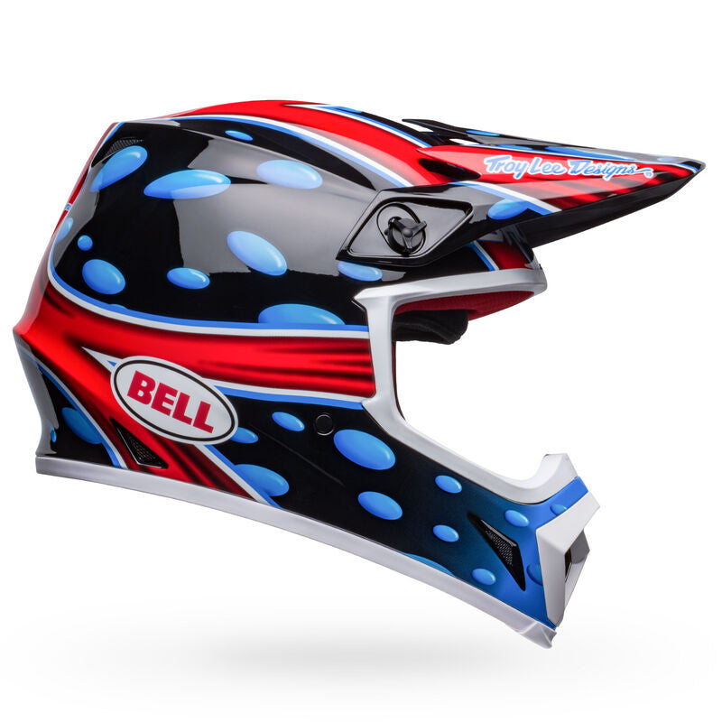 Bell MX-9 MIPS Offroad Helmet Black/Red MC Showtime 23