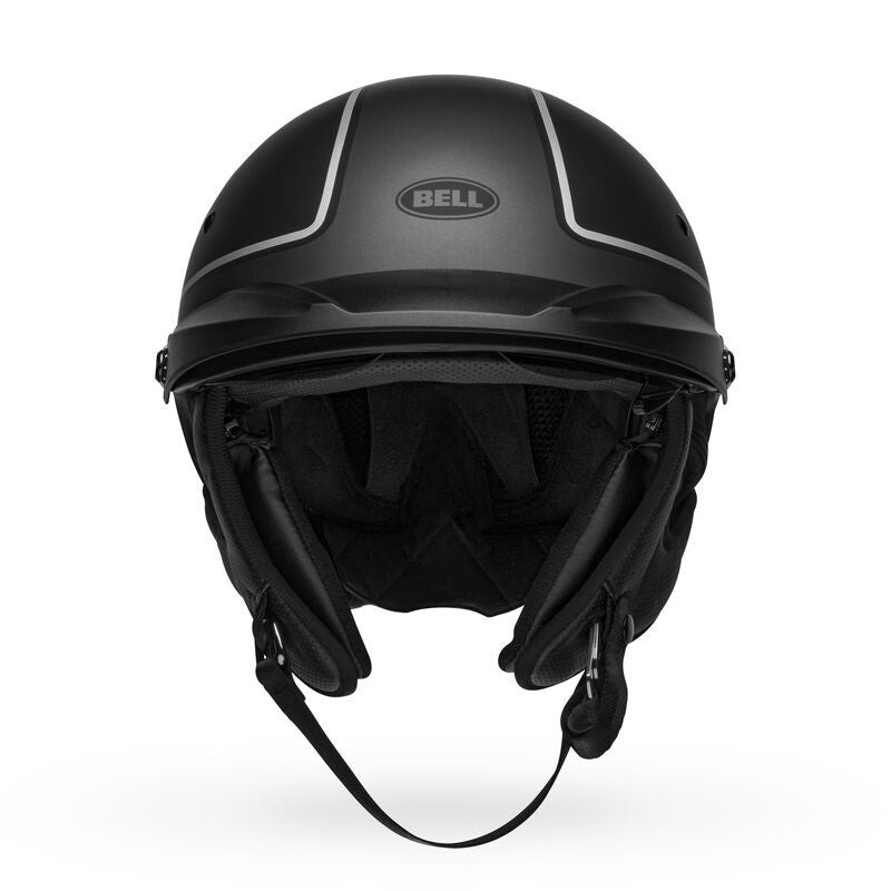 Bell Pit Boss Open Face Helmet Pinned Matte Black/Gray
