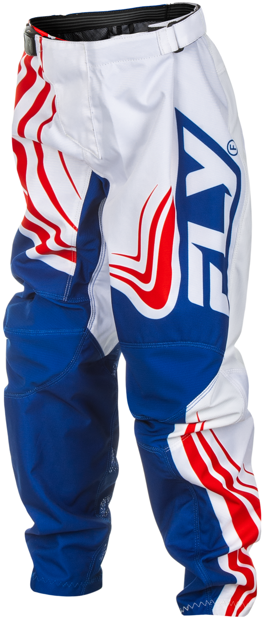 FLY Racing 2025 Youth F-16 Pant Red/White/Blue