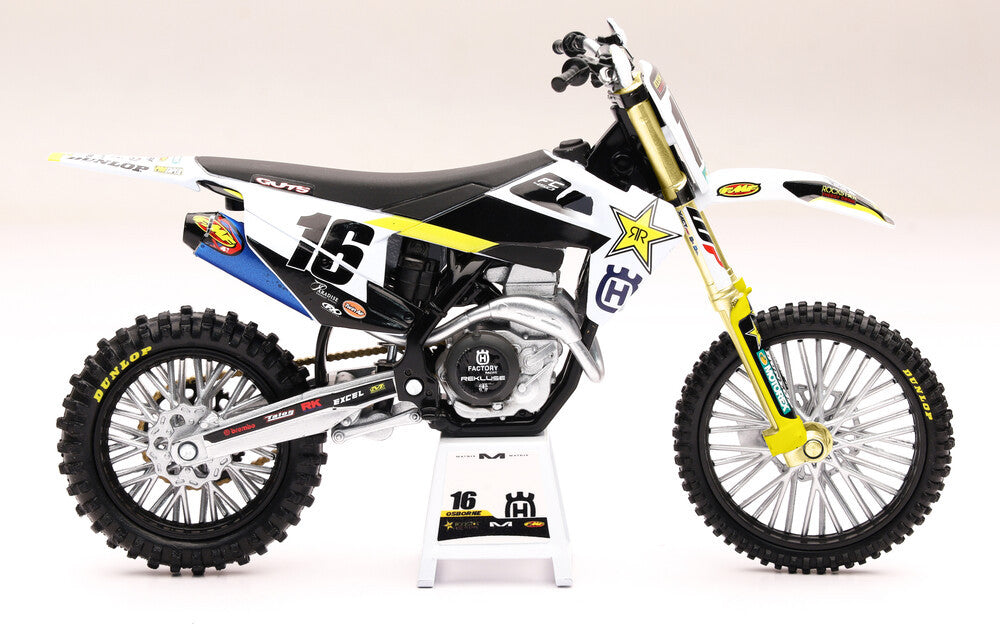 New Ray Toys 1:12 Scale Rockstar Husqvarna Zach Osborne #16