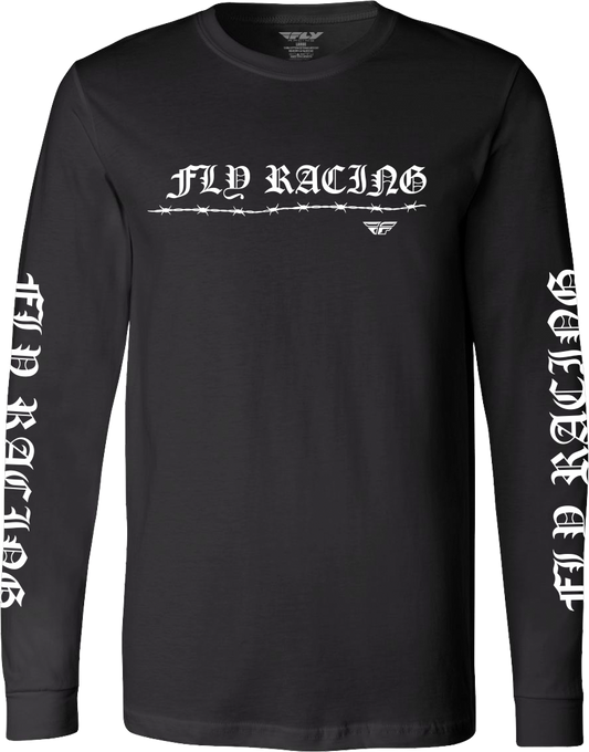 FLY Racing Barbed Wire L/S Tee Black