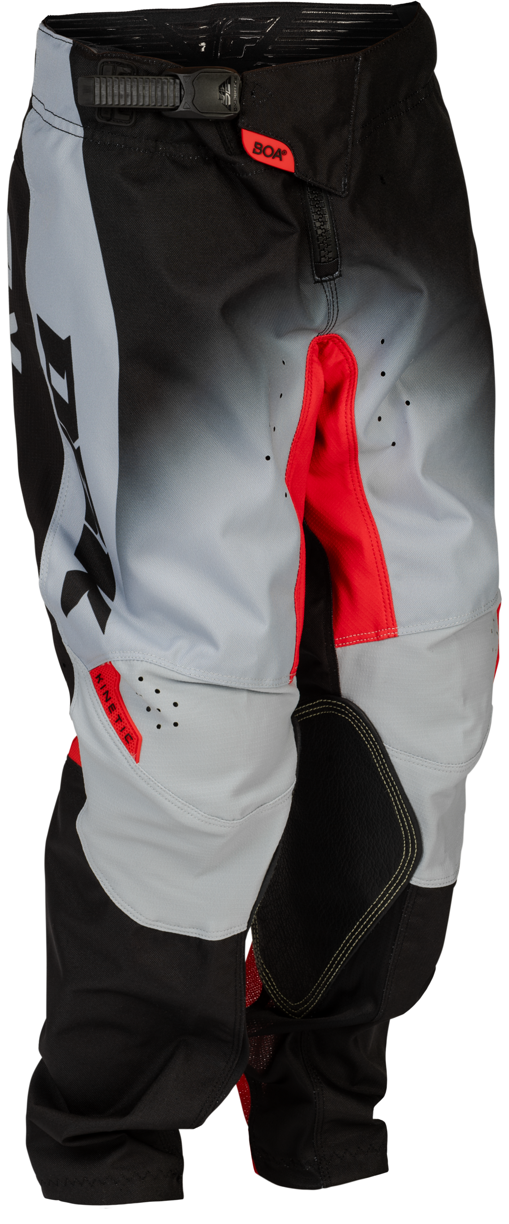 FLY Racing 2026 Youth Kinetic DBK Pant Grey/Black/Red