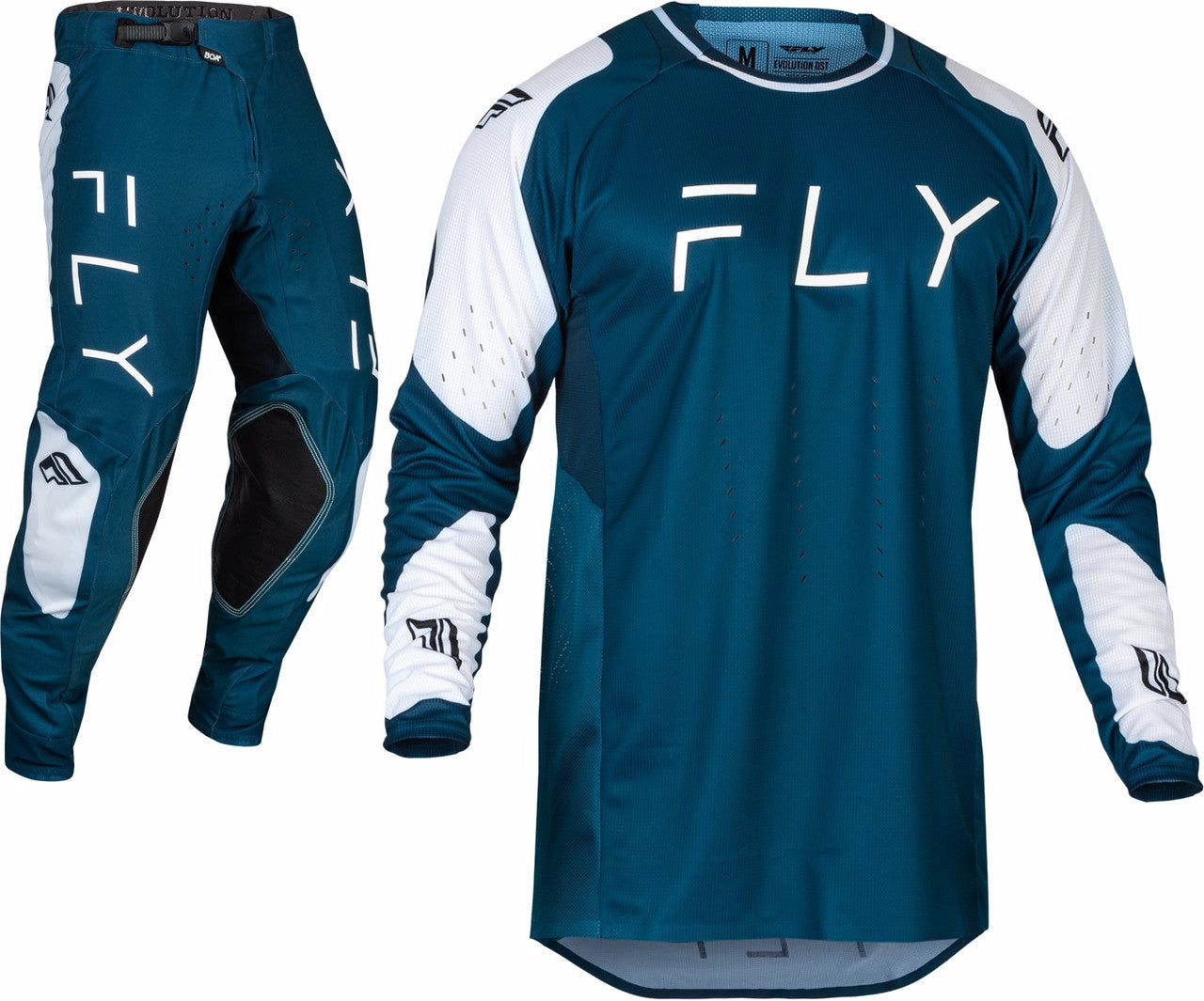 FLY Racing 2024 Evolution DST Jersey Pant Combo Navy/White
