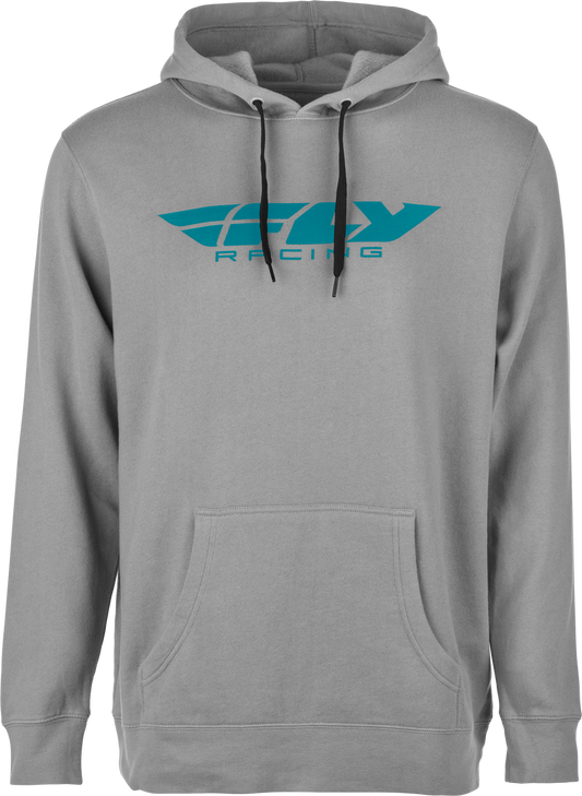 FLY Racing FLY Corporate Pullover Hoodie Grey/Blue